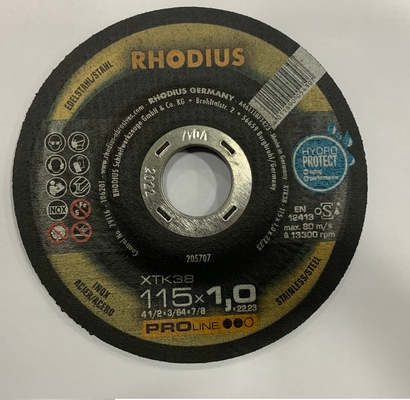 Диски RHODIUS 115mm 125mm 180mm истирательные режа с материальным черным цветом