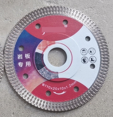 Сухой влажный диск 110mm вырезывания диаманта для гранита камня керамического